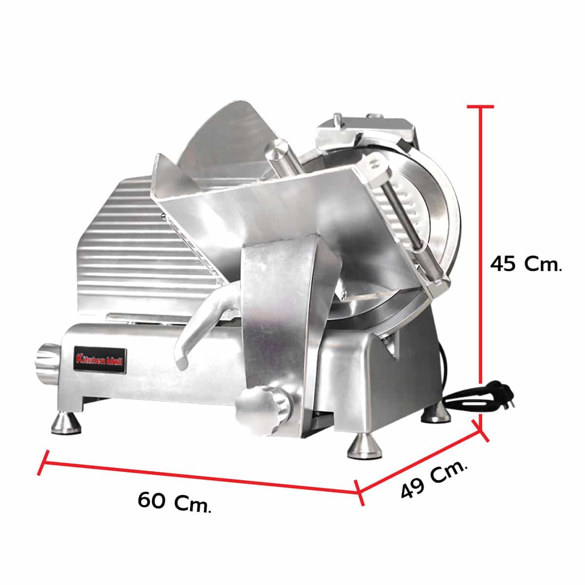 เครื่องสไลด์เนื้อ สไลด์หมู กึ่งอัตโนมัติ 12 นิ้ว ES 8