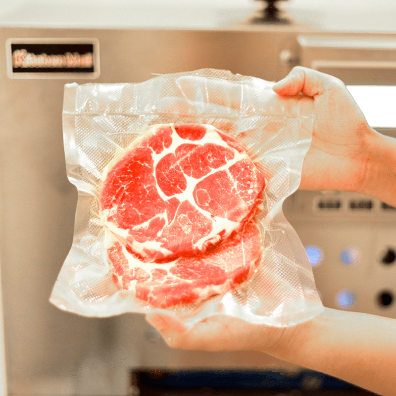 เครื่องสไลด์เนื้อ สไลด์หมู แนวนอน แบบ 2 ช่อง AZ - 2IN1 28