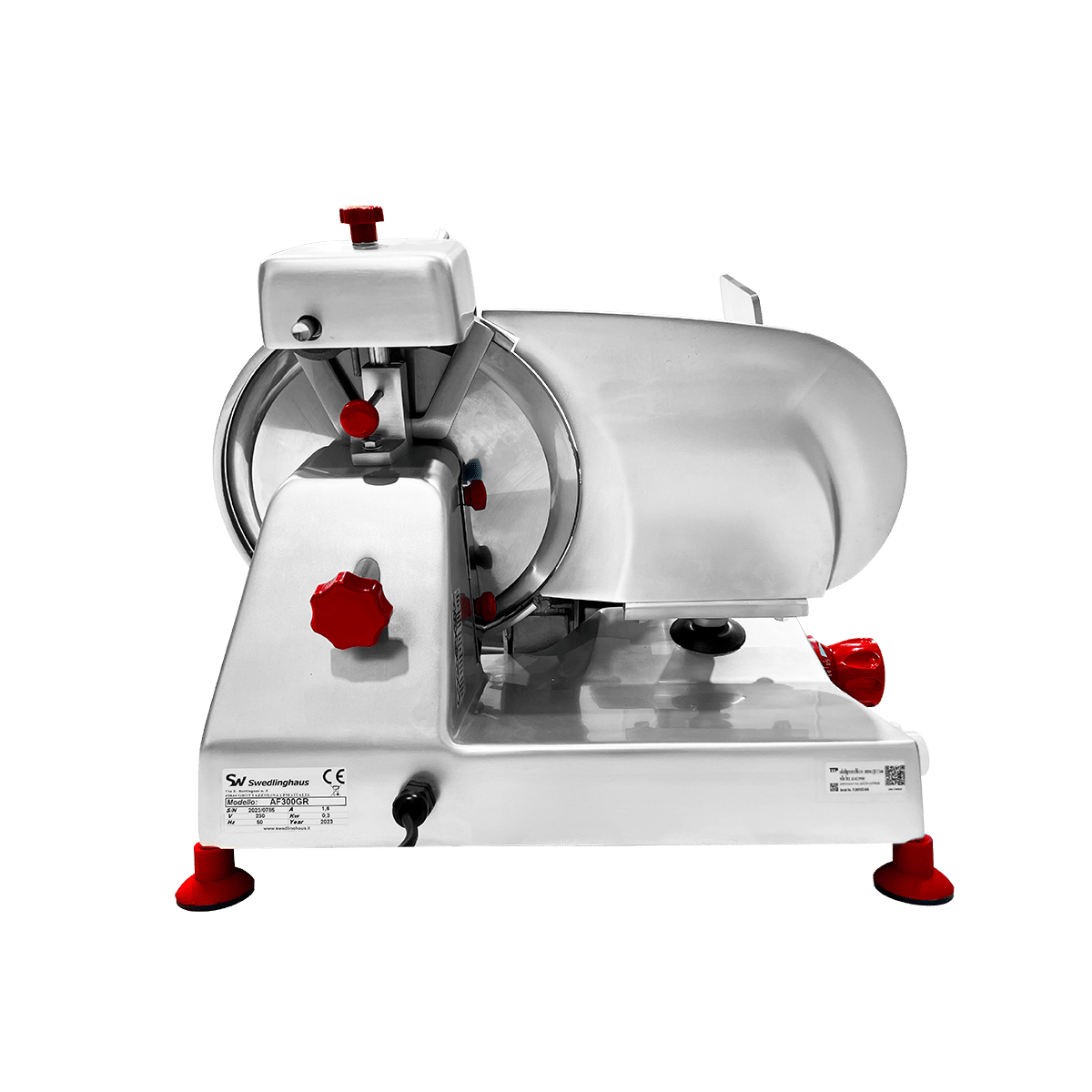 Swedlinghaus เครื่องสไลด์เนื้อ สไลด์หมู อิตาลี กึ่งอัตโนมัติ 12 นิ้ว AF300GR - Image 4