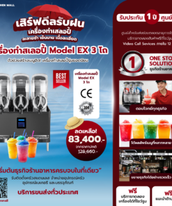 เครื่องทำสเลอปี้ Model EX 3 โถ