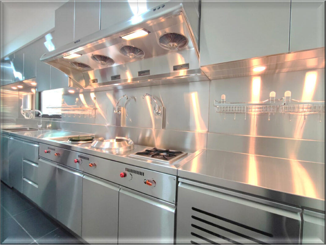 ออกแบบครัวร้านอาหาร ครัวสแตนเลส 123