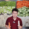 เครื่องหั่นผักสายพาน รุ่น QC-D001 8